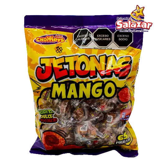[CHY0091] PALETA JETONAS MANGO CHOMPYS -B.260G- "C/20/65"