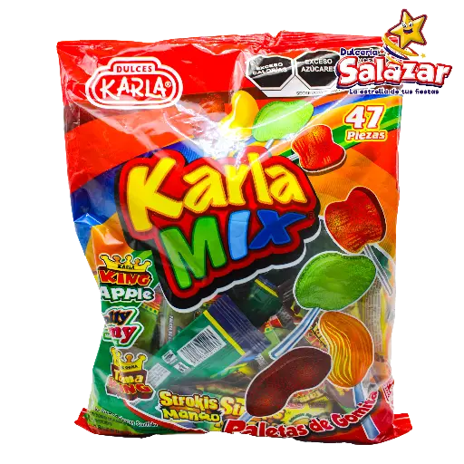 [KAR0085] PALETA KARLA MIX GOMITA -B.611G- "C/18/47"