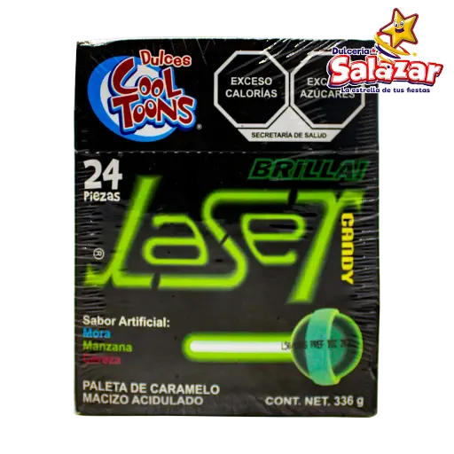 [SWT0013] PALETA LASER BRILLA GLOWS PALETA COOL TOONS -B.364G- "C/24/24"