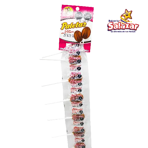 [MED0013] PALETA LECHE 6.5G SEVILLANAS -T.130G- "C/25/20"
