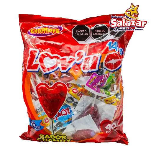 [CHY0022] PALETA LOV'U CHAMOY 14GR -B.560G- "C/24/40"