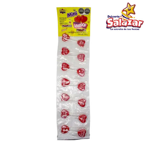 [FRA0029] PALETA LOVE POP MINI PALETA TIRA FRADI -T.200G- "C/40/20"