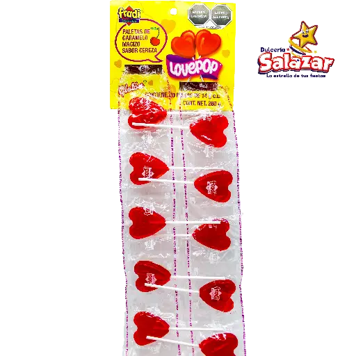 [FRA0018] PALETA LOVE POP PALETA TIRA FRADI -T.280G- "C/30/20"