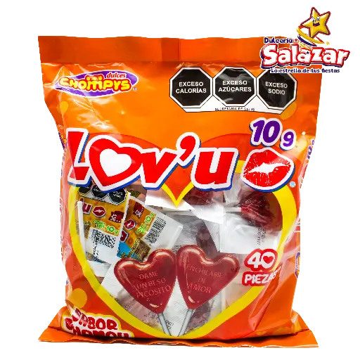 [CHY0082] PALETA LOV'U CHAMOY 10G -B.400G- "C/28/40"