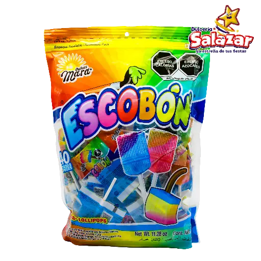 [MAR0093] PALETA MARA ESCOBON BLUE/SURTIDA OPTL -B.320G- "C/35/40"