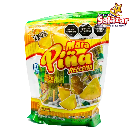 [MAR0050] PALETA MARA PIÑA RELLENA -B.320G- "C/35/40"