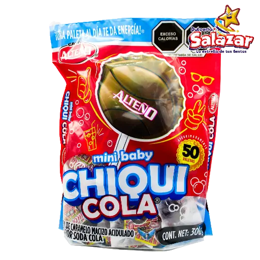 [ALT0125] PALETA MINI BABY CHIQUI COLA ALTEÑO -B.300G- "C/28/50"