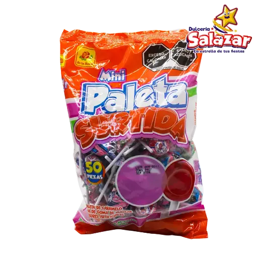 [ROS0067] PALETA MINI JUMBO SURTIDA DLR -B.500GR- "C/25/50"