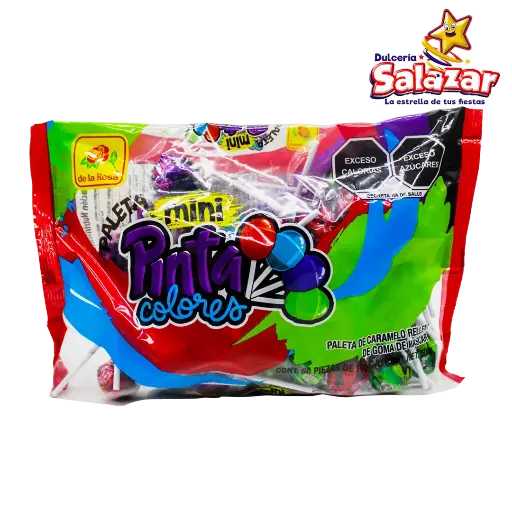 [ROS0111] PALETA MINI PINTA COLORES  DLR -B.500G- "C/25/50"