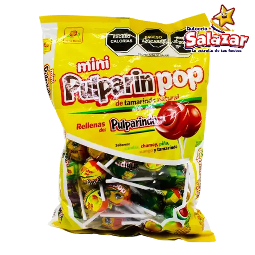 [ROS0357] PALETA MINI PULPARINDO DLR -B.500GR- "C/25/50"