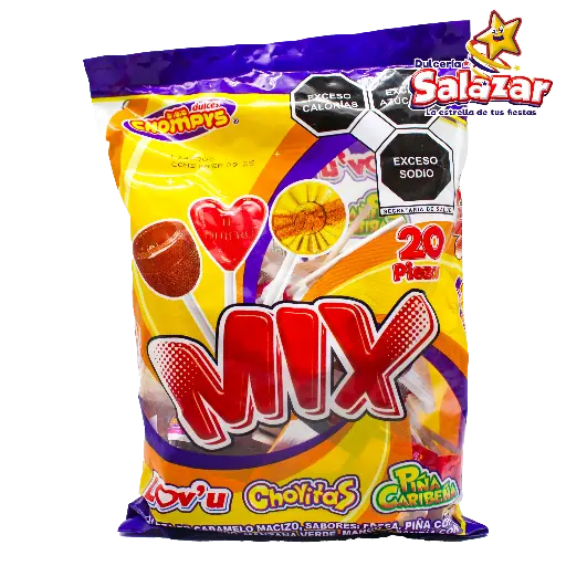 [CHY0035] PALETA MIX PALETA CHOMPYS -B.280G- "C/30/20"