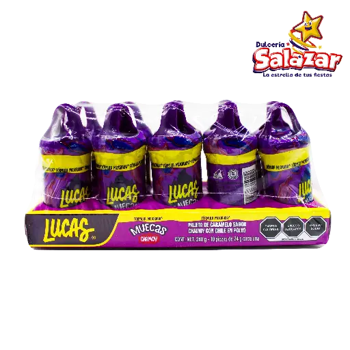 [EFF0009] PALETA MUECAS CHAMOY LUCAS -D.240G- "C/24/10"