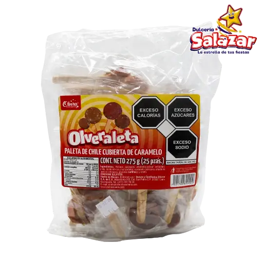 [GTZ0015] PALETA OLVERALETA -B.275G- "C/30/25"