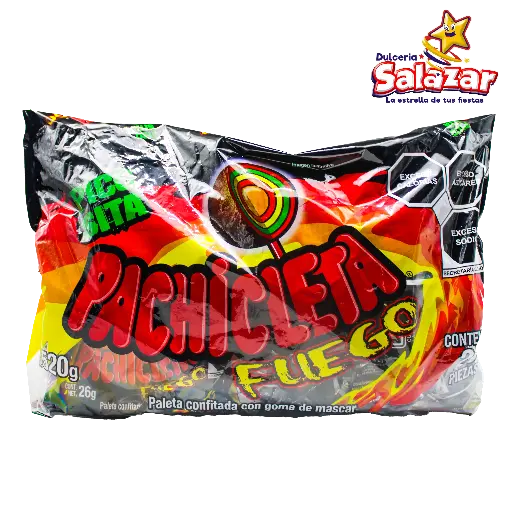 [CHE0014] PALETA PACHICLETA FUEGO PALETA LUCKY -B.520G- "C/10/20"