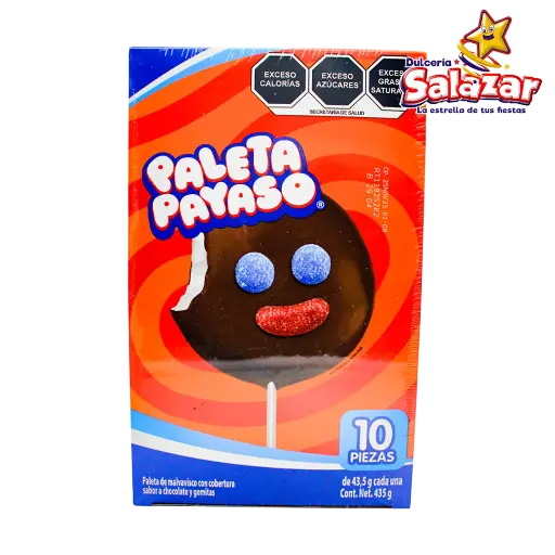 [RCO0002] PALETA PAYASO GRANDE RICOLINO -D.450G- "C/12/10"