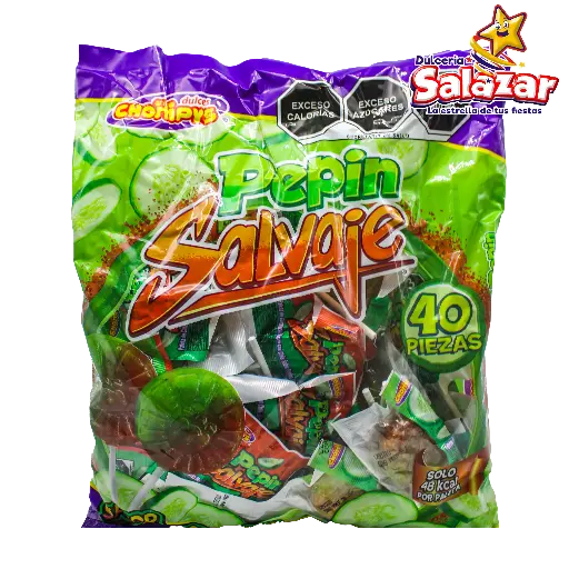 [CHY0011] PALETA PEPIN SALVAJE CHOMPYS -B.560G- "C/24/40"