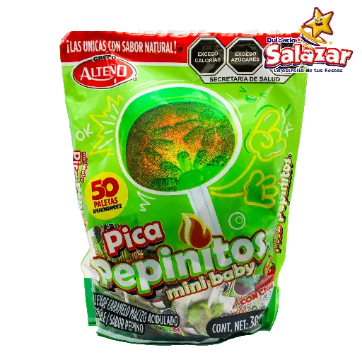 [ALT0129] PALETA PICA PEPINITOS MINI BABY ALTEÑO -B.300G- "C/28/50"