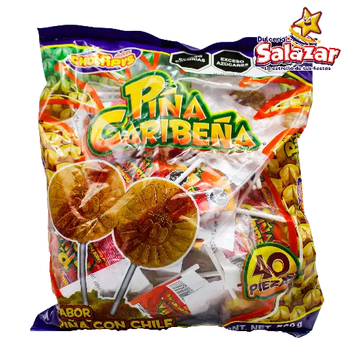 [CHY0083] PALETA PIÑA CARIBEÑA CHOMPYS -B.560G- "C/24/40"