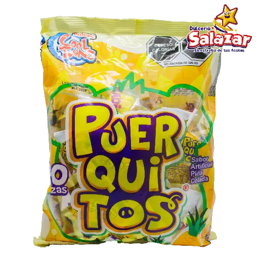 [SWT0036] PALETA PUERQUITOS PIÑA COLADA COOL TOONS -B.560G- "C/24/40"