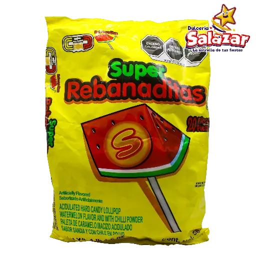 [CPO0009] PALETA REBANADITA SUPER C/CHILE CP -B.500G- "C/16/20"