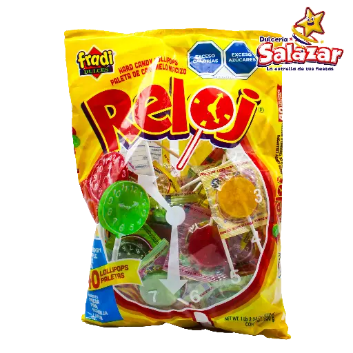 [FRA0021] PALETA RELOJ PALETA GRANDE FRADI -B.520G- "C/20/40"