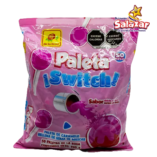 [ROS0544] PALETA SWITCH CEREZA DLR -B.900GR- "C/12/50"