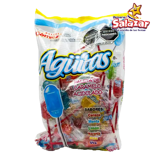 [GOM0015] PALETA AGUITAS SABORES GOMEZ -B.400G- "C/20/40"