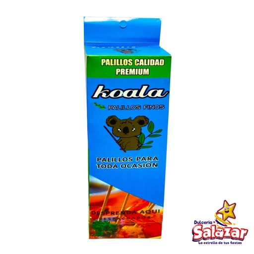 [PALL0002] PALILLOS KOALA -E.100PZA- "C/10/100"
