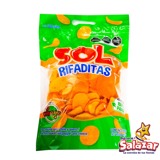 [SOL0017] PAPA RIFADITA SOL -B.500GR- "C/6/1"