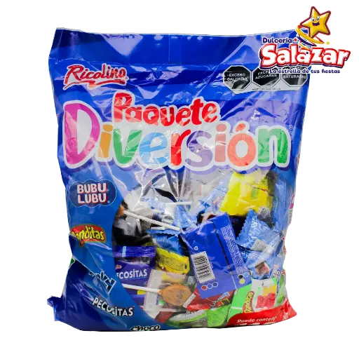 [RCO0006] PAQUETE DIVERSION RICOLINO -B.1.38KG- "C/6/1"
