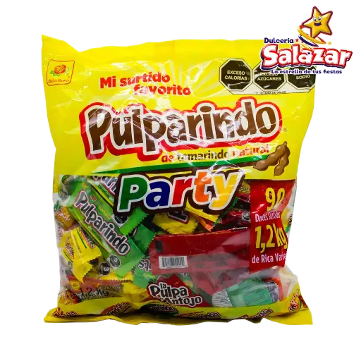 [ROS0092] PAQUETE PULPARINDO PARTY LA ROSA -B.1,2KG- "C/5/90"