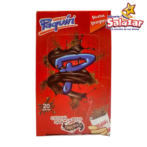 [TOP0001] PAQUIN POLVO CHOCOLATE -D.140GR- "C/36/20"