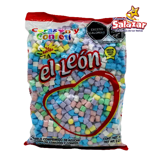 [TEC0018] PASTILLA CORAZON Y CONFETI TECNICA -B.1KG- "C/12/1"