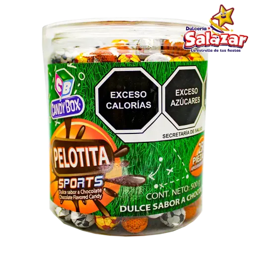 [ABA0020] PELOTITA SPORTS CANDY BOX -V.-500G.- "C/24/500"