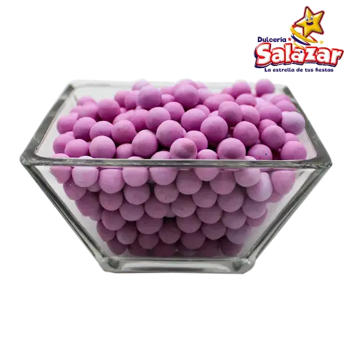 [TRU0450] PERLA JUMBO MATE LILA PASTEL "C/5/1"