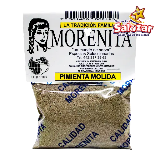 [MOR0018] PIMIENTA MOLIDA 50 GRAMOS 