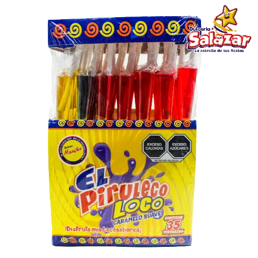 [PIR0002] PIRULECO LOCO SABORES -B.35PZA- "C/12/1"