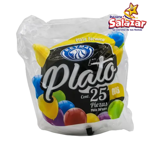 [REYM0013] PLATO TERMICO 006 REYMA PT006 -B.25PZA- "C/20/25"