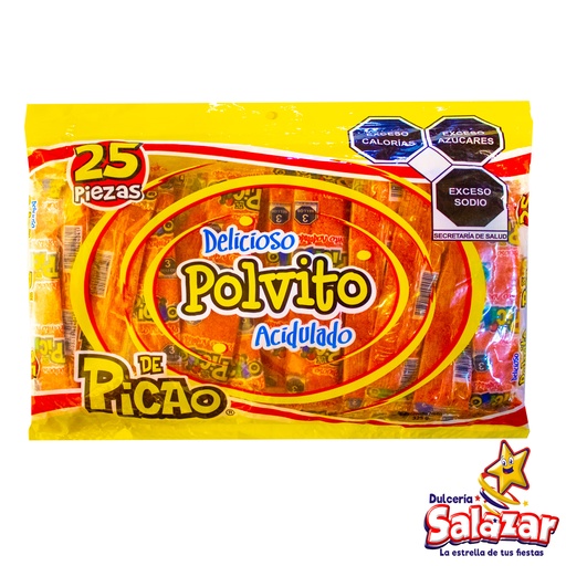 [PIC0017] POLVITO ACIDULADO PICAO -B.325G- "C/36/25"