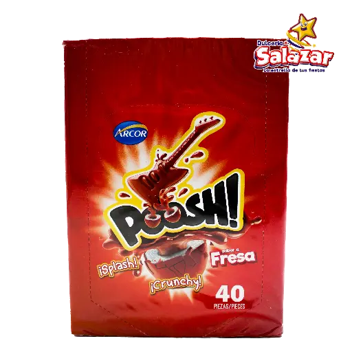 [DOS0055] CHICLE POOSH FRESA -D.160G- "C/18/40"