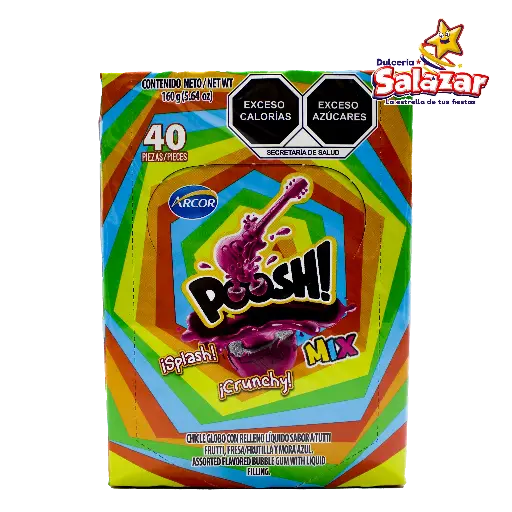 [DOS0009] CHICLE POOSH MIX -D.160G- "C/18/40"