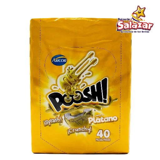 [DOS0070] CHICLE POOSH PLATANO -D.160G- "C/18/40"