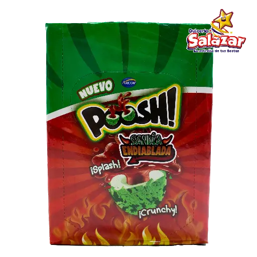 [DOS0107] CHICLE POOSH SANDIA ENDIABLADA -D.160G- "C/18/40"