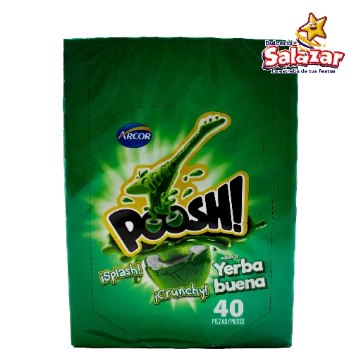 [DOS0058] CHICLE POOSH YERBA -D.160G- "C/18/40"