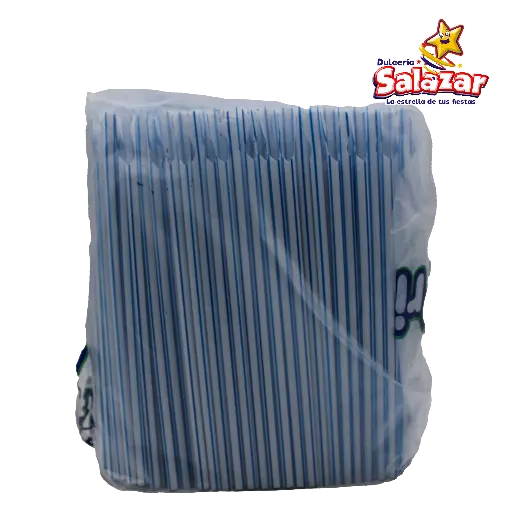 [PRI0036] POPOTE CUCHARA C/RAYAS AZULES POH20D7 PR -B.500P- "C/4/500"