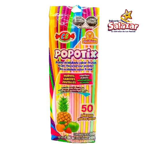 [DEL0279] POPOTIX POLVO ACIDULADO -B.200G- "C/40/50"