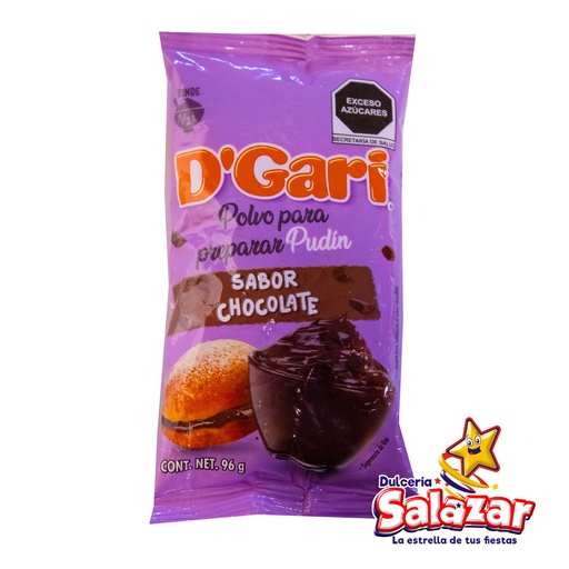[DGA0053] PUDIN CHOCOLATE D'GARI -B.96G- "C/24/1"