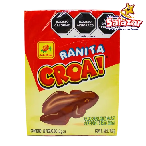 [ROS0024] CHOCOLATE RANITA CROA DLR -D.192GR- "C/24/12"