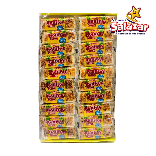 [PIN0001] ROLLITO COCADA LECHE MINI PIN PON -D.500G- "C/24/20"