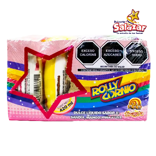 [TIN0037] ROLLY POP UNICORNIOS TINAJITA -D.420ML- "C/24/12"